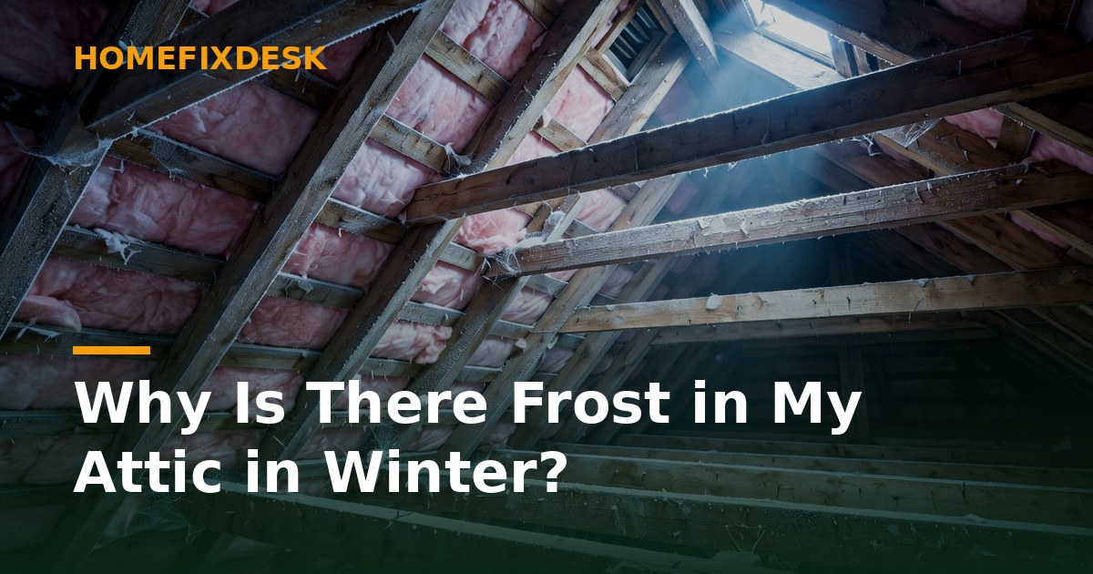 Why Is There Frost in My Attic in Winter?