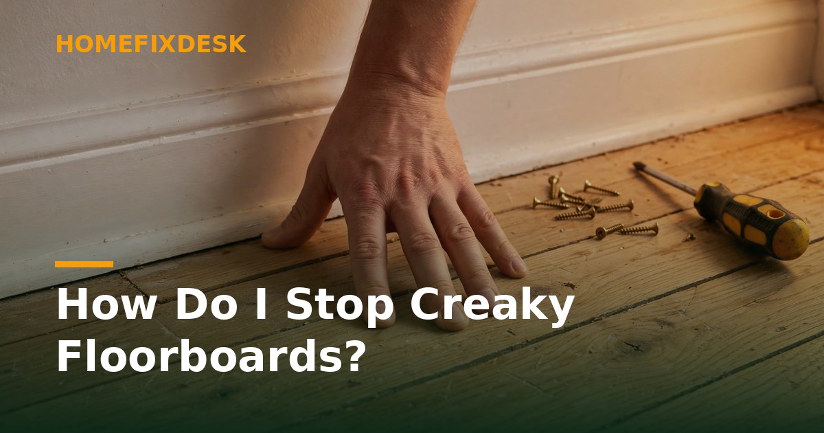 How Do I Stop Creaky Floorboards?