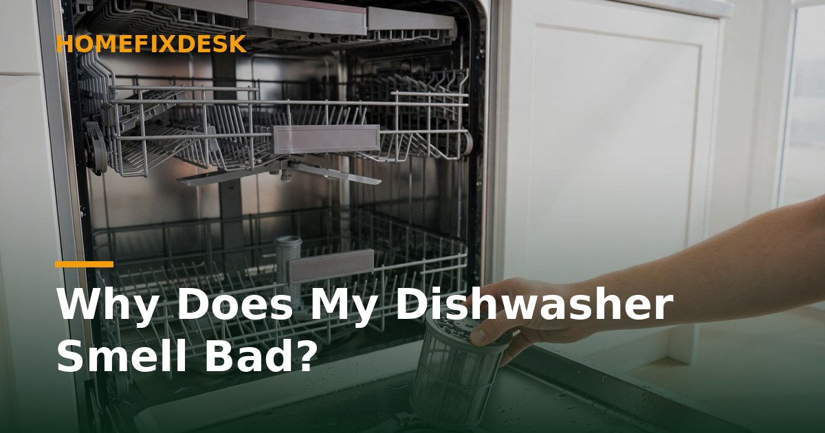 Why Does My Dishwasher Smell Bad?