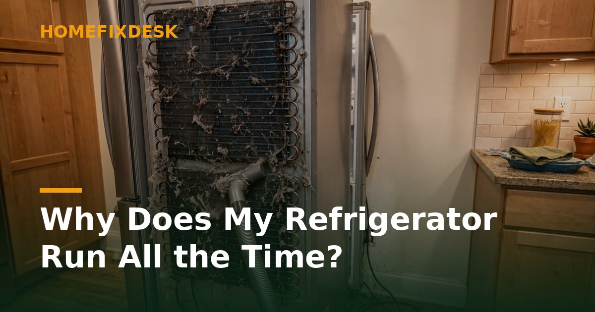 Why Does My Refrigerator Run All the Time?