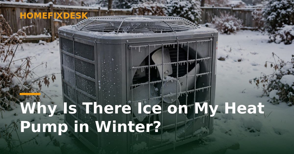 Why Is There Ice on My Heat Pump in Winter?