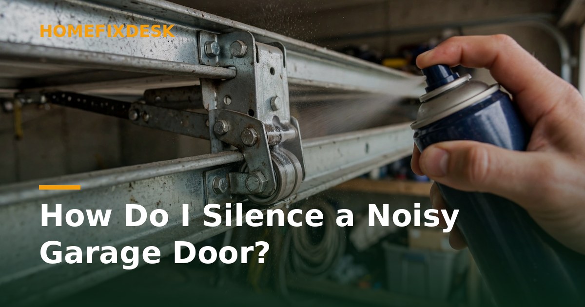 How Do I Silence a Noisy Garage Door?