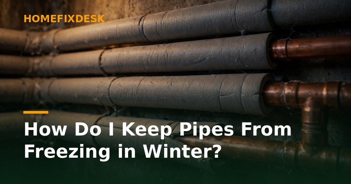How Do I Keep Pipes From Freezing in Winter?