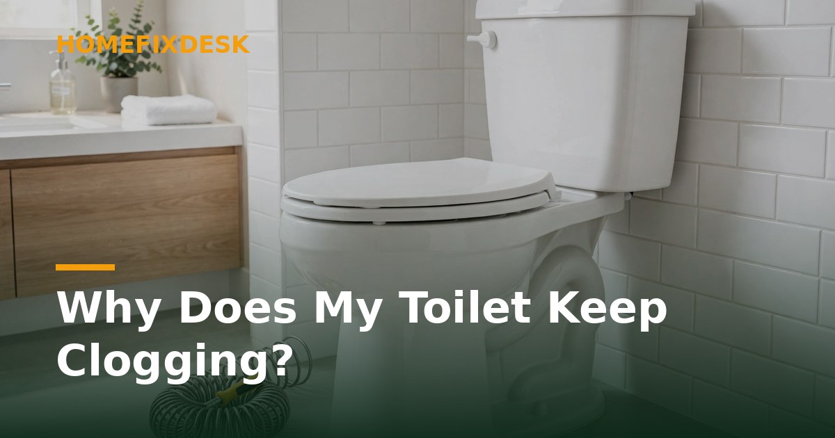 Why Does My Toilet Keep Clogging?