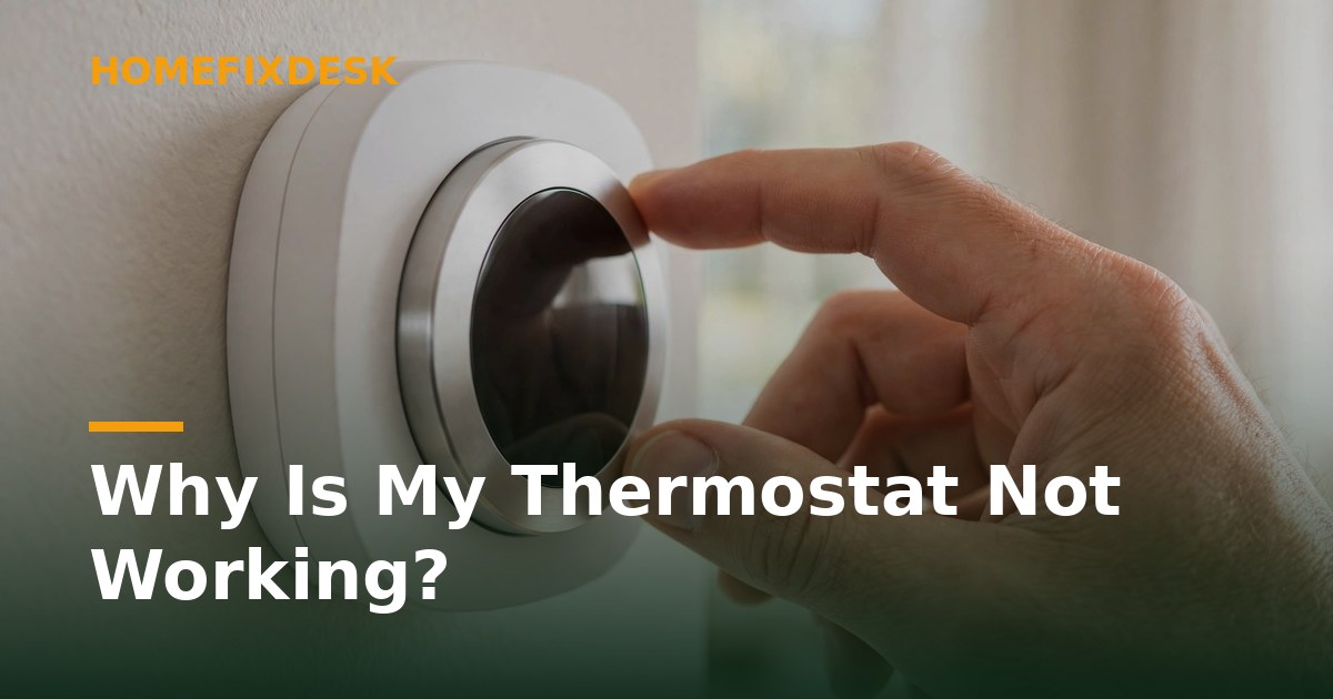 Why Is My Thermostat Not Working?