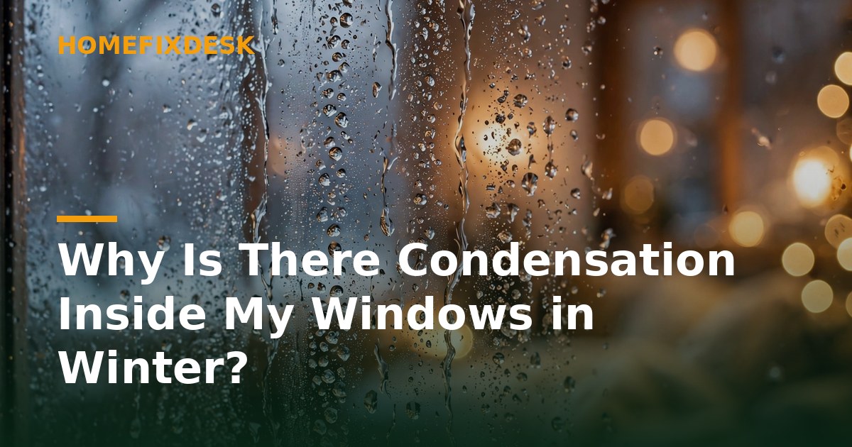 Why Is There Condensation Inside My Windows in Winter?